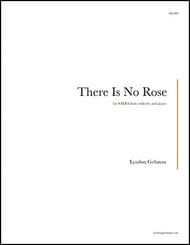 There is No Rose SATB choral sheet music cover Thumbnail